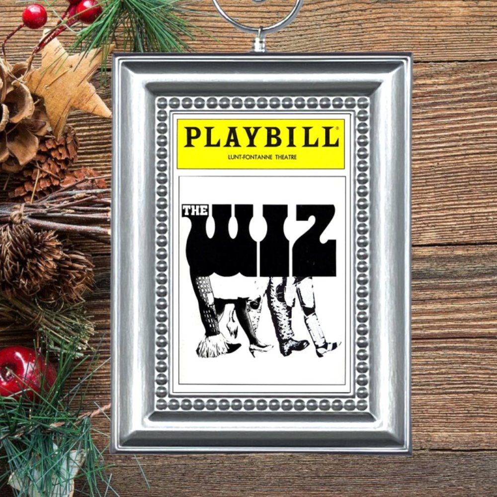 The Wiz Broadway‎ Musical Playbill Christmas Tree Ornament